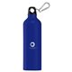 aerial view a royal blue 286 portland plus - 25 oz aluminum water bottle - laser, image 1 of 2