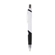 aerial view a black stylish tyler retractable pen, image 1 of 2