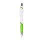 aerial view a lime green 7488 stylish tyler retractable pen, image 1 of 2