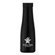 aerial view a black iceland - 19 oz double wall stainless steel bottle with 360 twist lid - laser, image 1 of 2