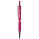 aerial view a pink 17-1937 phoenix softy jewel pen w / stylus - laser, image 1 of 2