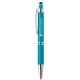 aerial view a teal 15-5519 phoenix softy jewel pen w / stylus - laser, image 1 of 2