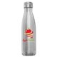 aerial view a silver 179-4 ibiza recycled - 22 oz single - wall stainless water bottle - colorjet, image 1 of 2