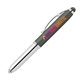 aerial view a gunmetal 2334 vivano softy metallic pen w / led light and stylus - colorjet, image 1 of 2