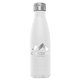 aerial view a white ibiza recycled - 22 oz single - wall stainless water bottle - laser, image 1 of 2
