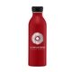 aerial view a red 186 rio grande - 17 oz single wall aluminum water bottle - laser, image 1 of 2