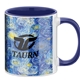 aerial view a ocean blue 3591 simplicolor 11 oz ceramic mug with colorpop, image 1 of 3