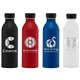 a group of rio grande - 17 oz single wall aluminum water bottle - laser