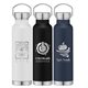 a group of apollo - 22 oz double wall stainless steel water bottle with lid - laser