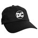 aerial view a black ace washed cotton twill adjustable cap, image 1 of 3