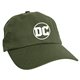 aerial view a dark olive ace washed cotton twill adjustable cap, image 1 of 3