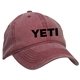 aerial view a crimson ace pigment washed cap, image 1 of 3