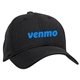 aerial view a charcoal heather ace melange twill cap, image 1 of 3