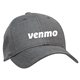 aerial view a grey heather ace melange twill cap, image 1 of 3