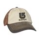 aerial view a grey ace triple - tone colorblocked cap, image 1 of 3