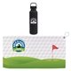a black hole in one satin bottle gift set