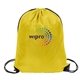 a athletic gold jumbo polyester drawstring bag