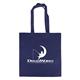 aerial view a navy economy non - woven tote, image 1 of 2