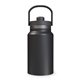 aerial view a black big swig jr. 650 ml / 22 oz stainless steel bottle, image 1 of 6