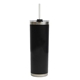 aerial view a black 20 oz sleek tumbler, image 1 of 5