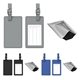 aerial view a group of neoskin luggage tag set, image 2 of 2