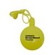 a yellow round bubble bottle necklace