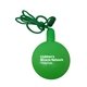 a green round bubble bottle necklace