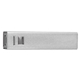 aerial view a silver ul listed aluminium 2200 mah lithium ion portable power bank charger (photoimage full color), image 1 of 3
