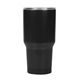 aerial view a black 30 oz full color reynolds stainless steel tumbler, image 1 of 2