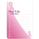 a cancer awareness memo board 5-1/2 x 8-1/4 w / mag