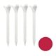 aerial view a group of 4 bio - composite golf tees w / 1 ball marker, image 2 of 2