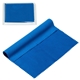 aerial view a royal blue 6 x 6 220gsm microfiber cleaning cloth in clear pvc case, image 1 of 2