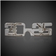 aerial view a clear 2025 led eyeglasses, image 1 of 5