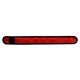 aerial view a red red led slap bracelet, image 1 of 7