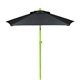 a lime green frame & black canopy 7 colored steel market