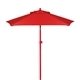 a red frame & red canopy 7 colored steel market