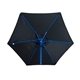 aerial view a royal blue frame & black canopy 7 colored steel market, image 2 of 2
