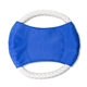 aerial view a blue durable play rope pet toy, image 1 of 2