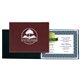 aerial view a burgundy - pms 498 executive certificate holders - 4 corners, image 1 of 2