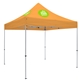 a blaze orange - 804 10 deluxe tent kit (full - color imprint, 2 locations)