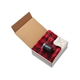 aerial view a black/ red sherpa comfort gift set, image 1 of 2