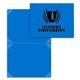 aerial view a bright blue - pms 285c certificate / diploma holders - 8 corners, image 1 of 2