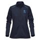 aerial view a navy stormtech(r) greenwich womens lightweight softshell, image 1 of 3
