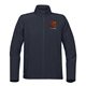 aerial view a navy/carbon stormtech(r) orbiter mens softshell, image 1 of 3