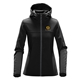 aerial view a black/dolphin stormtech(r) orbiter softshell hoody, image 1 of 3