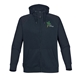 aerial view a navy stormtech(r) omega mens zip hoody, image 1 of 3