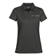 aerial view a carbon stormtech(r) eclipse womens h2xdry pique polo, image 1 of 3