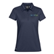 aerial view a navy stormtech(r) eclipse womens h2xdry pique polo, image 1 of 3