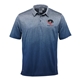 aerial view a navy heather stormtech(r) mirage mens polo, image 1 of 4
