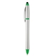 aerial view a green with black ink twist highlighter pen combo, image 1 of 2